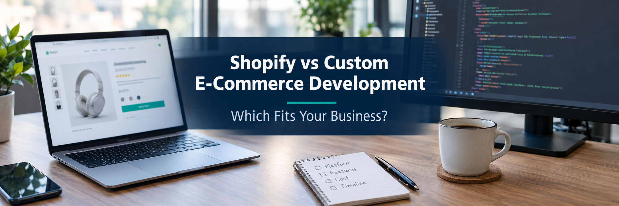 Shopify vs Custom E-Commerce Development: How to Choose the Right Platform for Your Business